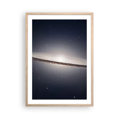 Een poster in een licht eiken lijst - Lang geleden, in een sterrenstelsel ver, ver weg... - 50x70 cm