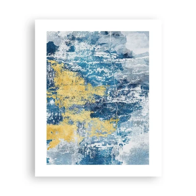 Poster - Abstractie vol met weer - 40x50 cm