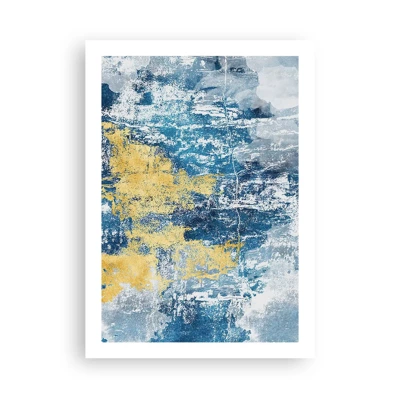 Poster - Abstractie vol met weer - 50x70 cm