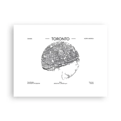 Poster - Anatomie van Toronto - 40x30 cm