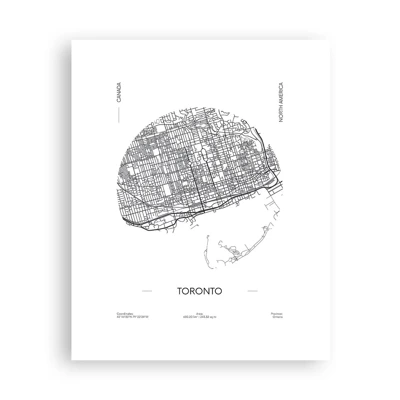 Poster - Anatomie van Toronto - 40x50 cm