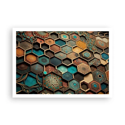 Poster - Arabische ornamenten – variatie - 100x70 cm