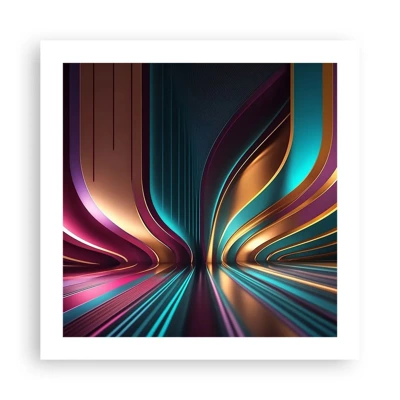 Poster - Architectuur van licht - 50x50 cm