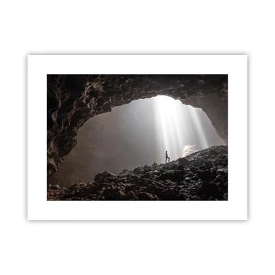 Poster - De lichtgevende grot - 40x30 cm