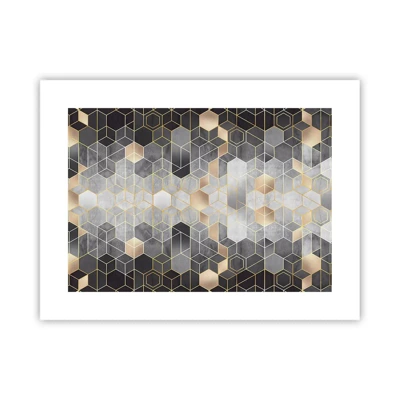 Poster - Diamant samenstelling - 40x30 cm