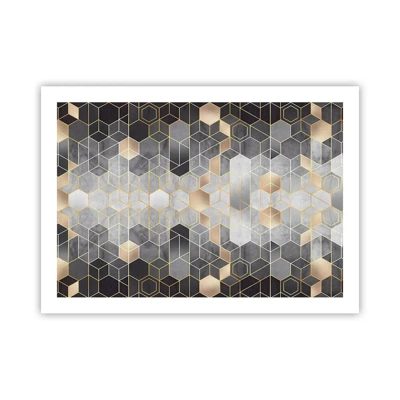 Poster - Diamant samenstelling - 70x50 cm