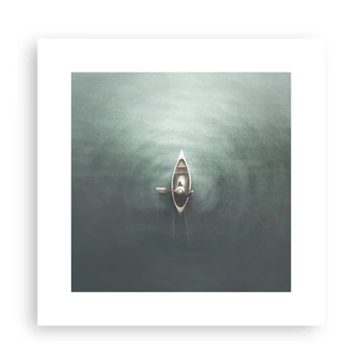 Poster - Door het maanmeer - 30x30 cm