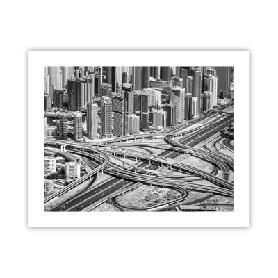 Poster - Dubai - de onmogelijke stad - 50x40 cm