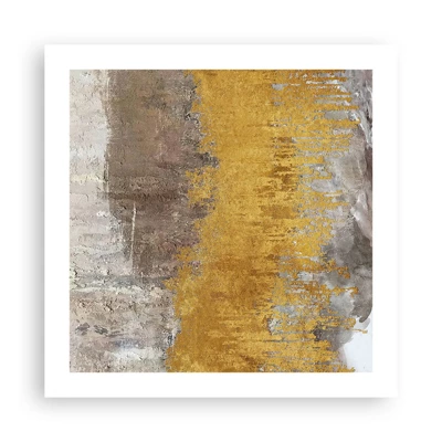 Poster - Een gouden explosie - 50x50 cm