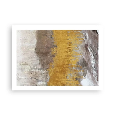 Poster - Een gouden explosie - 70x50 cm