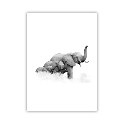 Poster - Een twee drie - 50x70 cm