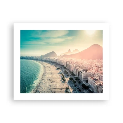 Poster - Eeuwige vakantie in Rio - 50x40 cm