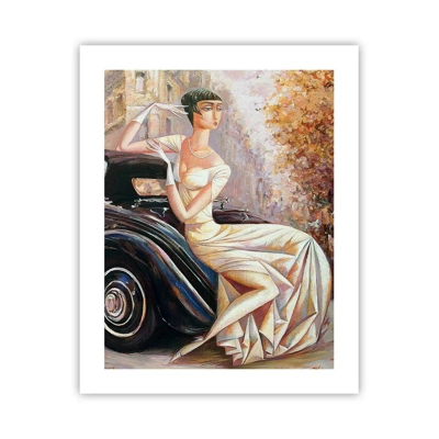 Poster - Elegantie in retrostijl - 40x50 cm