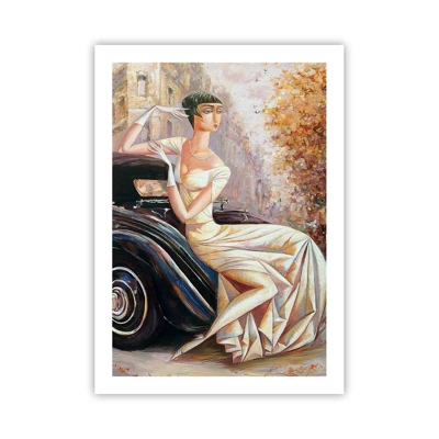 Poster - Elegantie in retrostijl - 50x70 cm