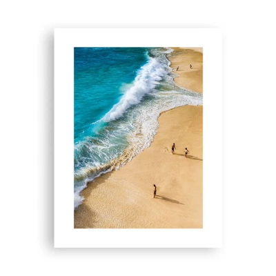 Poster - En dan de zon, het strand… - 30x40 cm