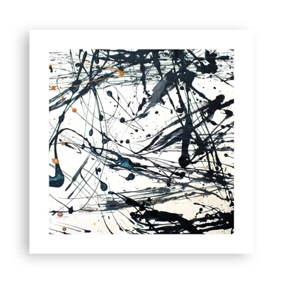 Poster - Expressionistische abstractie - 40x40 cm