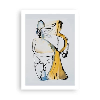 Poster - Glazen abstractie - 50x70 cm