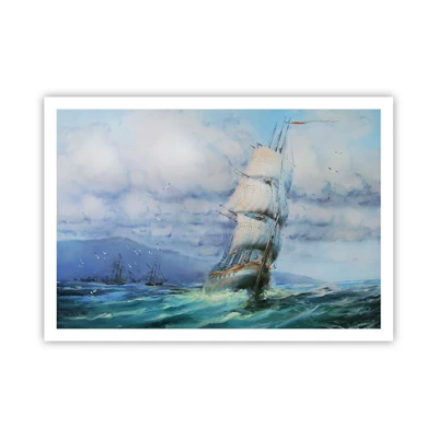 Poster - Goede wind - 100x70 cm