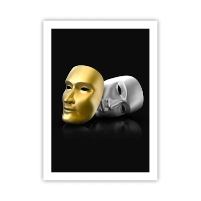 Poster - Het leven is theater - 50x70 cm