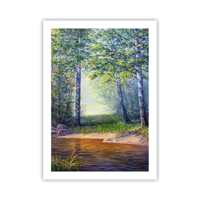 Poster - Idyllisch landschap - 50x70 cm