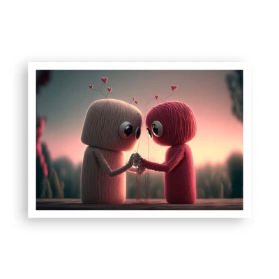 Poster - Iedereen mag liefhebben - 100x70 cm