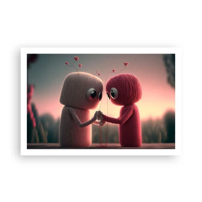 Poster - Iedereen mag liefhebben - 91x61 cm