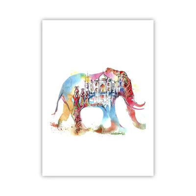 Poster - India - de uitstraling van liefde - 50x70 cm