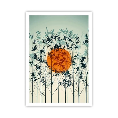 Poster - Japanse zon - 70x100 cm