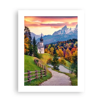 Poster - Landschap zoals geschilderd - 40x50 cm