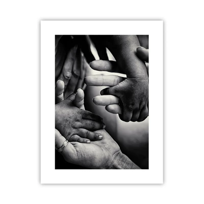 Poster - Om mens te zijn - 30x40 cm