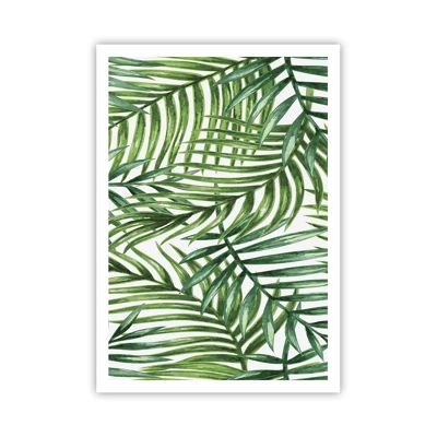 Poster - Onder de groene luifel - 70x100 cm