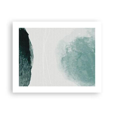 Poster - Ontmoeting met de mist - 50x40 cm