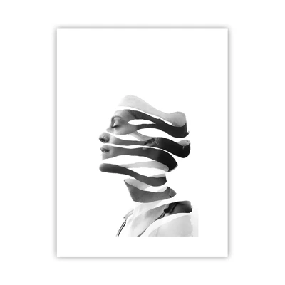 Poster - Surrealistisch portret - 30x40 cm