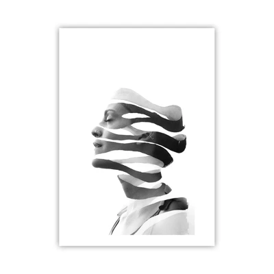 Poster - Surrealistisch portret - 50x70 cm