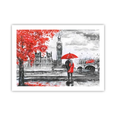 Poster - Verliefd op Londen - 70x50 cm