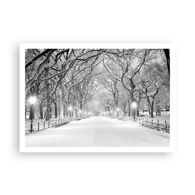 Poster - Vier seizoenen - winter - 100x70 cm