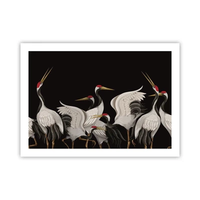 Poster - Vogel spullen - 70x50 cm