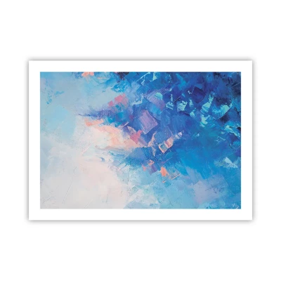 Poster - Winter abstractie - 70x50 cm