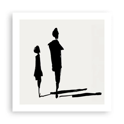 Poster - Zeker samen? - 50x50 cm