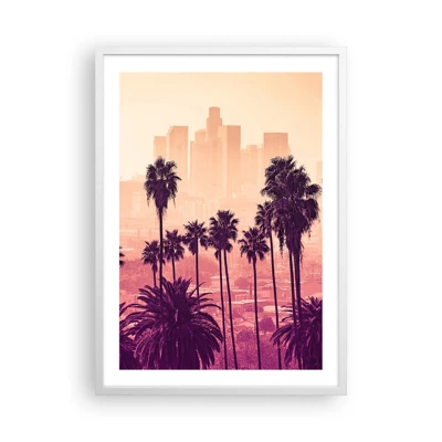 Poster in een witte lijst - Californisch landschap - 50x70 cm