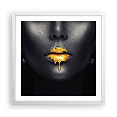 Poster in een witte lijst - Goldmouth - 50x50 cm