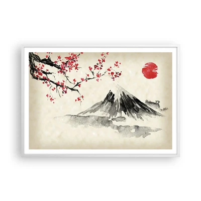 Poster in een witte lijst - Houd van Japan - 100x70 cm