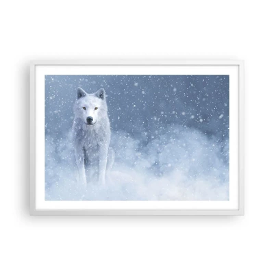 Poster in een witte lijst - In winterse sferen - 70x50 cm