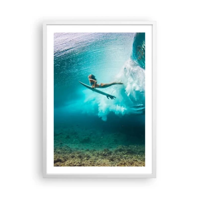 Poster in een witte lijst - Onderwaterwereld - 50x70 cm