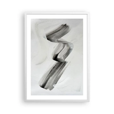 Poster in een witte lijst - Terloops voor de lol - 50x70 cm