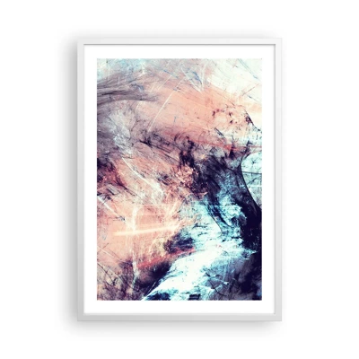 Poster in een witte lijst - Voel de wind - 50x70 cm