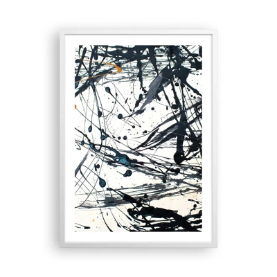 Poster in een witte lijst - Zin of geen zin? - 50x70 cm