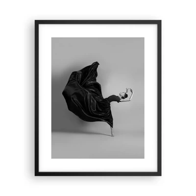 Poster in een zwarte lijst - Gevleugeld door muziek - 40x50 cm
