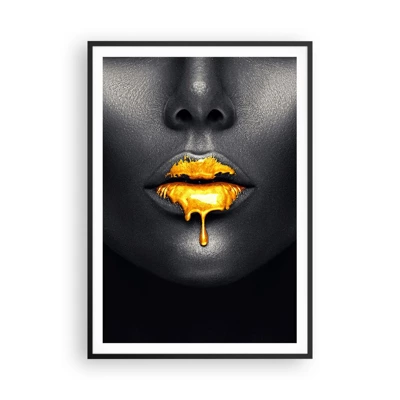 Poster in een zwarte lijst - Goldmouth - 70x100 cm