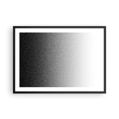 Poster in een zwarte lijst - Naar het licht - 70x50 cm